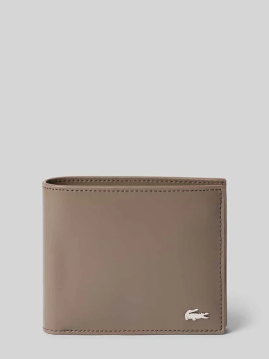 Zdjęcie produktu Portfel z prawdziwej skóry bydlęcej Model 'BILLFORD COIN' Lacoste Błotnisty