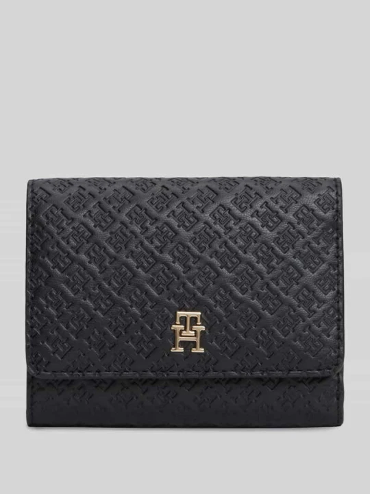 Zdjęcie produktu Portfel z wytłoczonym logo Tommy Hilfiger Czarny