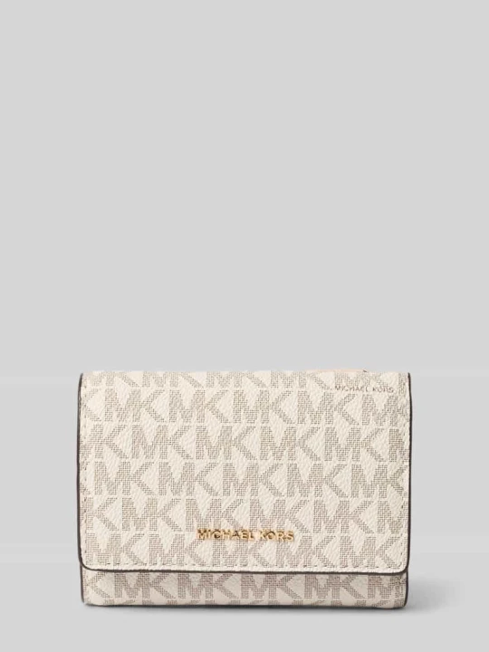 Zdjęcie produktu portfel z wzorem z logo model 'BRYANT' Michael Kors Écru