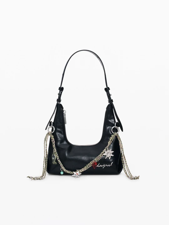 Zdjęcie produktu mini torebka z zawieszką Desigual czarny