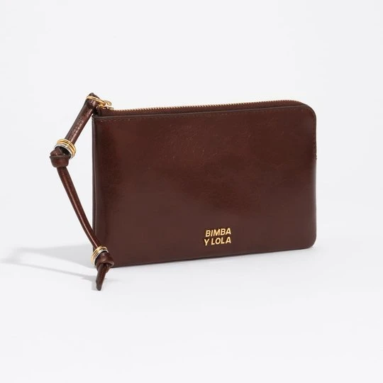 Zdjęcie produktu Portmonetka duża skóra ciemnobeżowa BIMBA Y LOLA DARK TAN