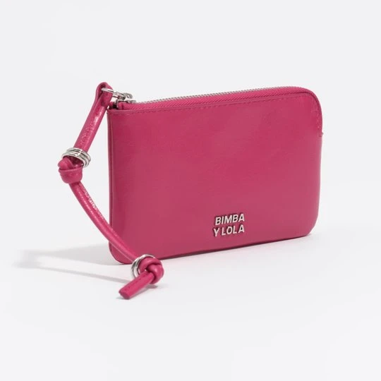 Zdjęcie produktu Portmonetka mała skóra fuksja BIMBA Y LOLA FUCHSIA