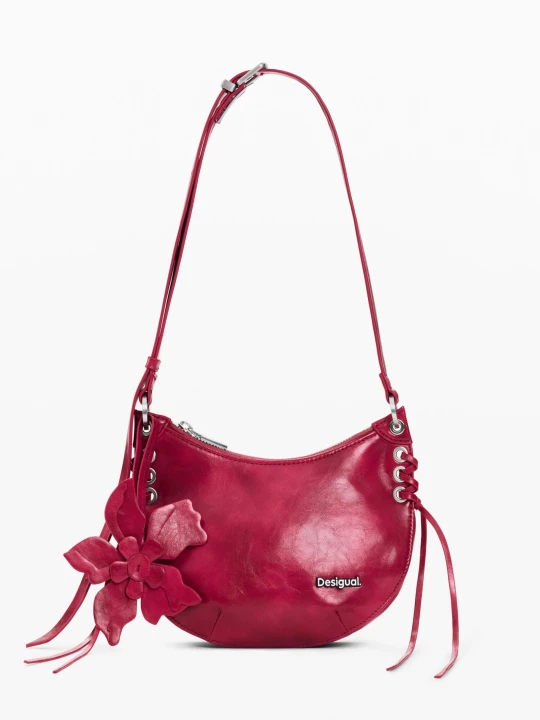 Zdjęcie produktu Portmonetka na ramię w kwiaty Desigual czerwony