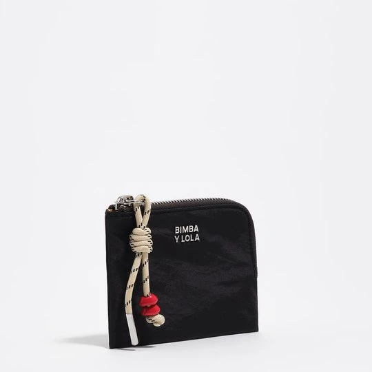 Zdjęcie produktu Portmonetka nylon grafit BIMBA Y LOLA GRAPHITE