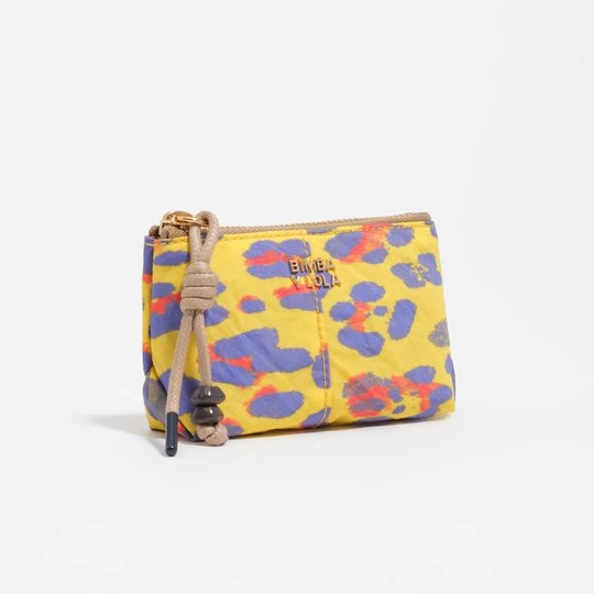 Zdjęcie produktu Portmonetka nylon Leopard intensywny żółty BIMBA Y LOLA