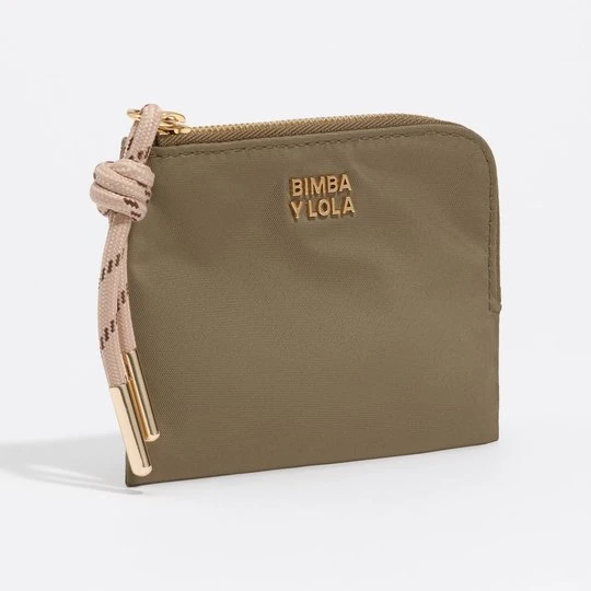 Zdjęcie produktu Portmonetka nylon oliwkowa BIMBA Y LOLA OLIVE
