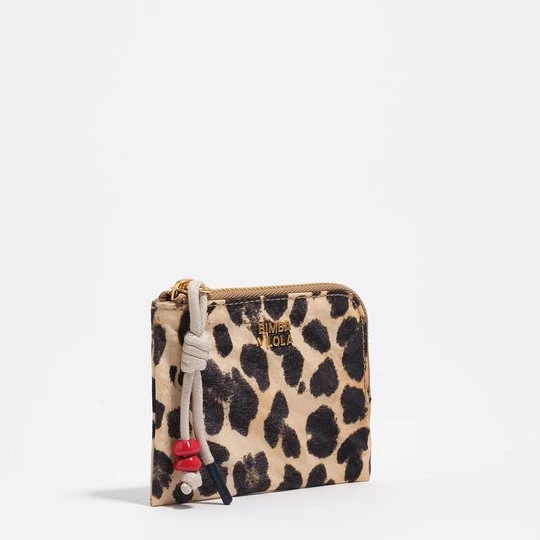 Zdjęcie produktu Portmonetka nylon panterka BIMBA Y LOLA LEOPARD NATURAL