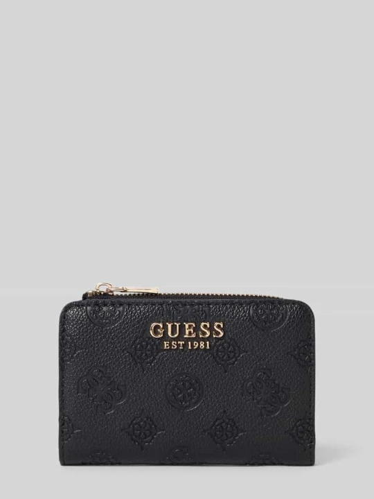 Zdjęcie produktu Portmonetka z aplikacją z logo Model 'BLAKE' Guess Czarny