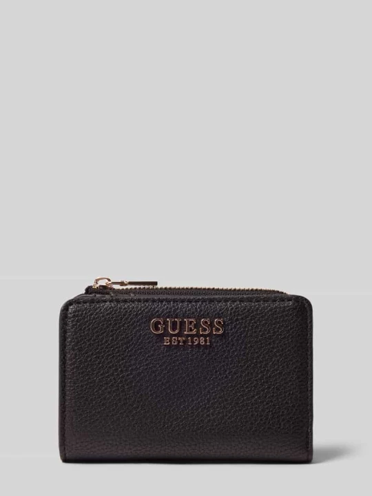 Zdjęcie produktu Portmonetka z aplikacją z logo Model 'MELODY' Guess Czarny