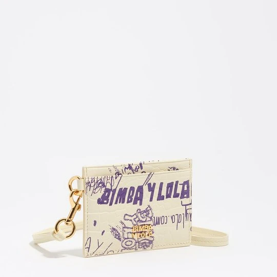Zdjęcie produktu Etui na karty BIMBA logos żółto-fioletowy BIMBA Y LOLA