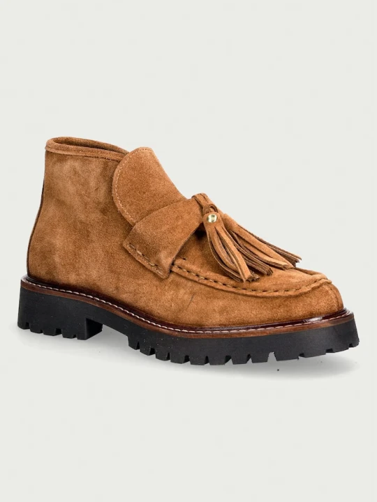 Zdjęcie produktu Posa botki damskie zamszowe Aosta Tassel Boot brązowy
