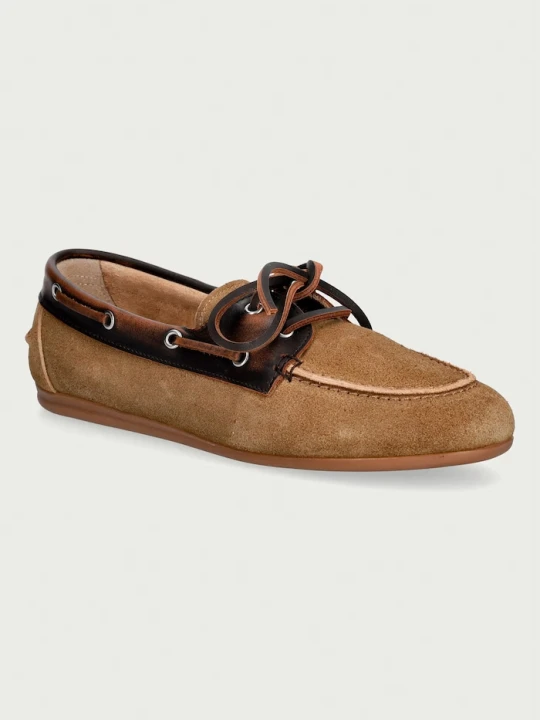Zdjęcie produktu Posa loafersy damskie zamszowe Boat Loafer brązowy