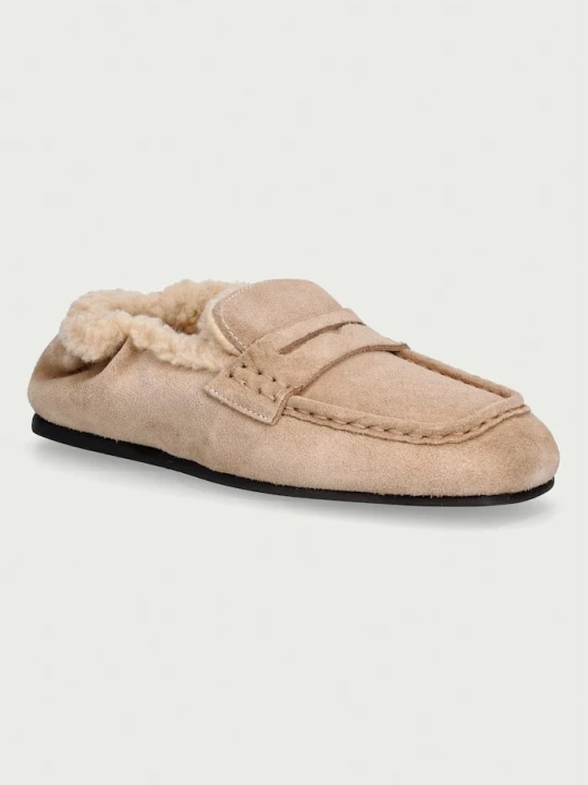 Zdjęcie produktu Posa mokasyny damskie zamszowe Penny Loafer beżowy