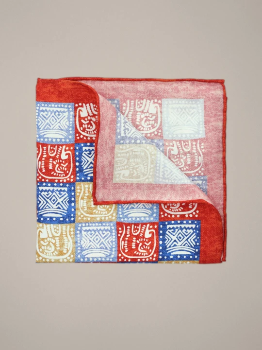 Zdjęcie produktu Poszetka Mixkolor Jedwabna Patchwork Lancerto