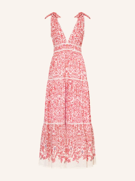 Zdjęcie produktu Poupette St Barth Sukienka Plażowa Perla Z Koronką pink