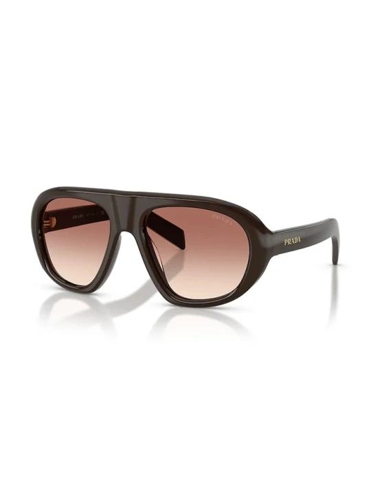 Zdjęcie produktu Prada okulary przeciwsłoneczne damskie brązowy