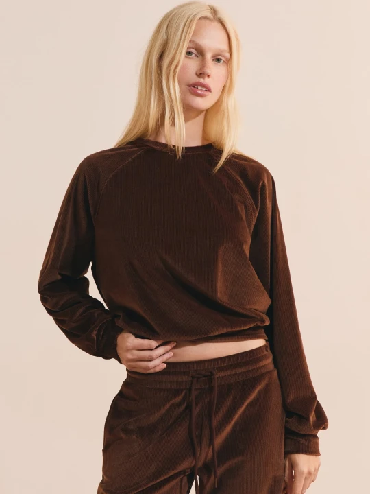 Zdjęcie produktu Prążkowana bluza Etam