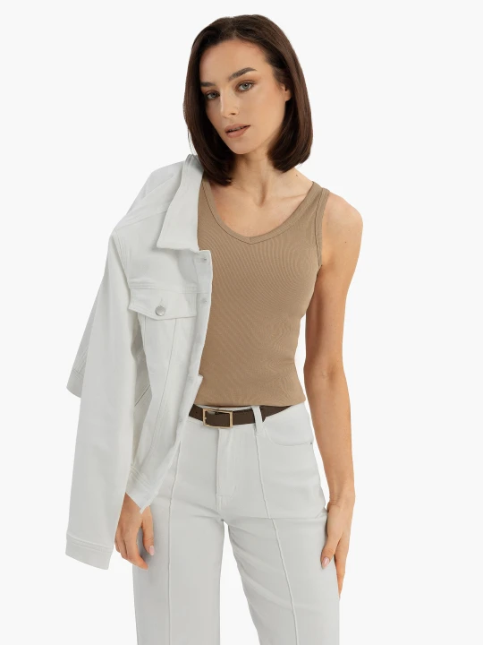 Zdjęcie produktu Prążkowany top basic T-IDA Volcano 102