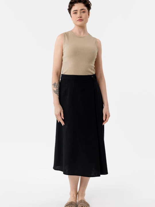 Zdjęcie produktu Prążkowany top, Slim Fit, T-DEMI Volcano Beżowy
