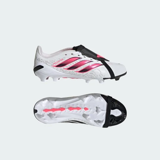 Zdjęcie produktu Dziecięce buty piłkarskie na twardą nawierzchnię (FG) z wywijanym językiem Predator League Adidas