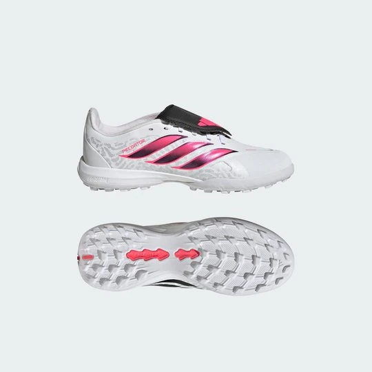 Zdjęcie produktu Dziecięce buty piłkarskie z wywijanym językiem na sztuczną murawę Predator League Adidas