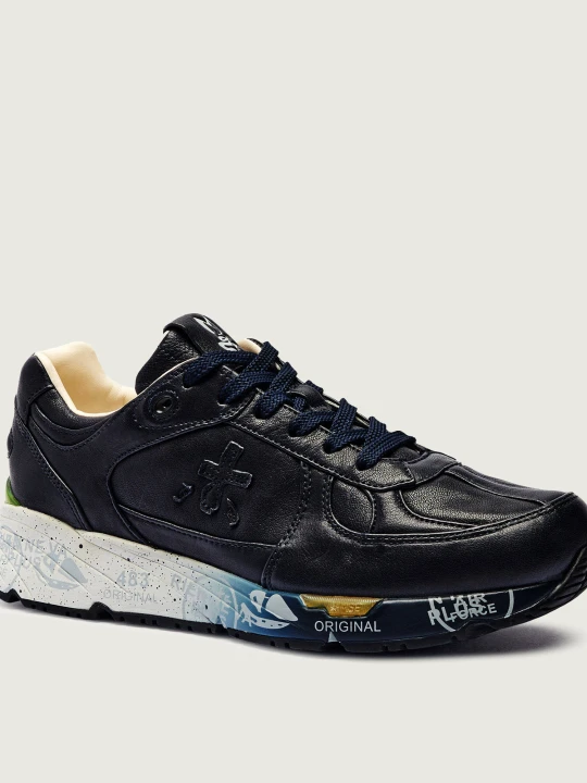 Zdjęcie produktu Premiata Skórzane sneakersy Mase 7082 granatowy