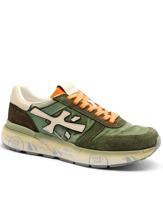 Zdjęcie produktu Premiata Skórzane sneakersy MICK khaki