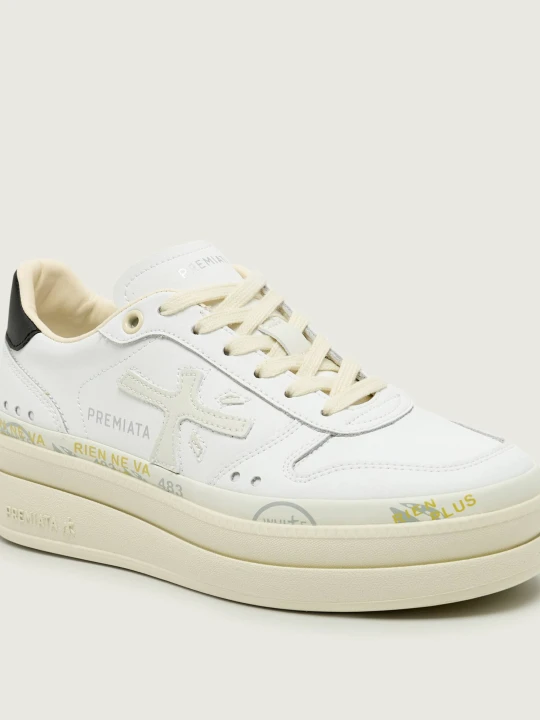 Zdjęcie produktu Premiata Skórzane sneakersy MICOL biały