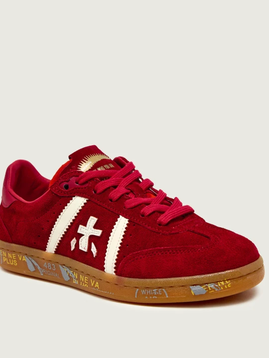 Zdjęcie produktu Premiata Sneakersy Bonnied 8036 | zamsz czerwony