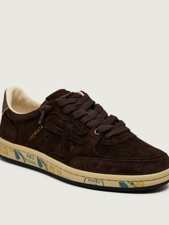 Zdjęcie produktu Premiata Sneakersy BSKTCLAD 8446 | zamsz brązowy