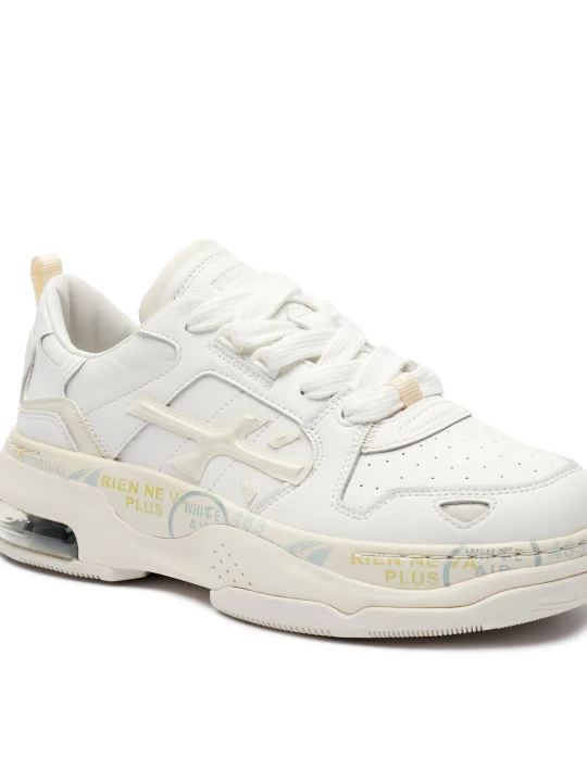 Zdjęcie produktu Premiata Skórzane sneakersy Draked biały