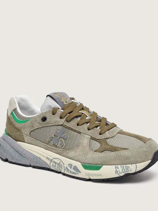 Zdjęcie produktu Premiata Sneakersy MASE_7821 | zamsz zielony