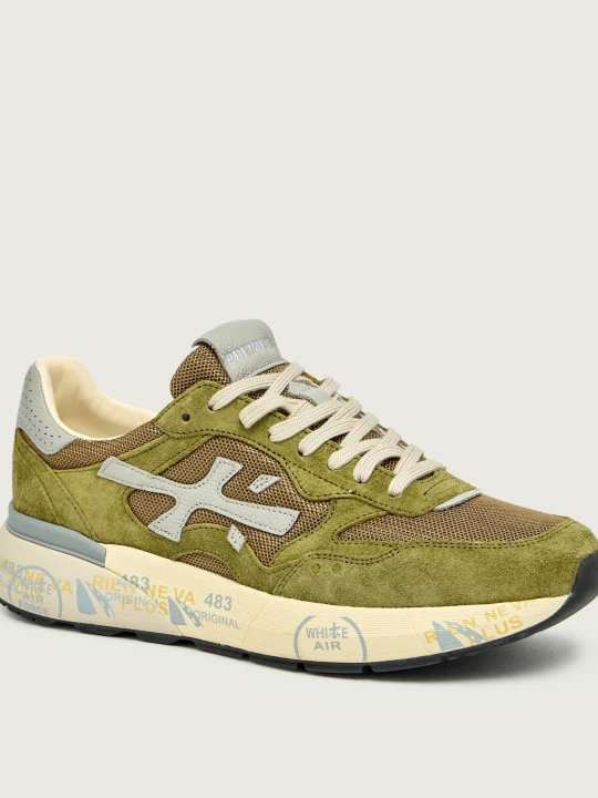 Zdjęcie produktu Premiata Sneakersy MICK_7717 | zamsz khaki