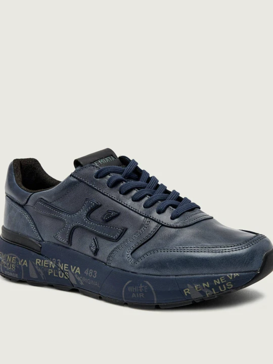 Zdjęcie produktu Premiata Sneakersy MICK | z dodatkiem skóry granatowy