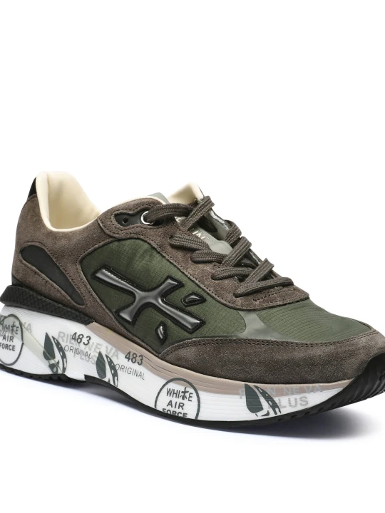 Zdjęcie produktu Premiata Sneakersy MOERUN | z dodatkiem skóry khaki