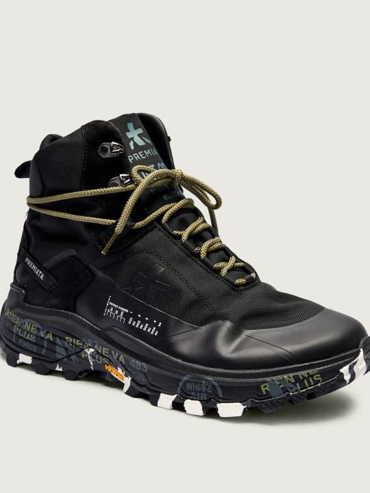 Zdjęcie produktu Premiata Sneakersy SAINTCROSS 380 | z dodatkiem skóry czarny