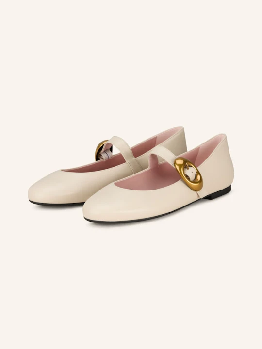 Zdjęcie produktu Pretty Ballerinas Baleriny Mary Jane Nicole weiss ECRU