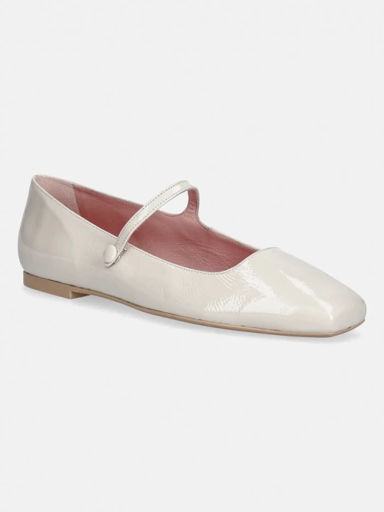 Zdjęcie produktu Pretty Ballerinas baleriny skórzane Camille beżowy