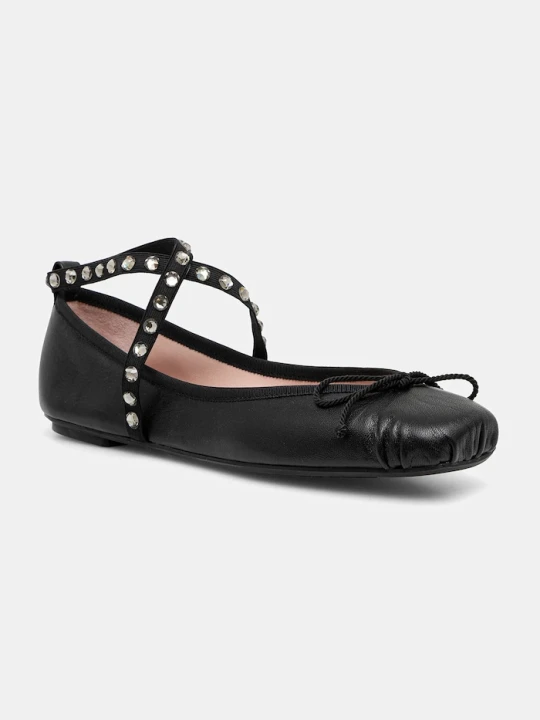 Zdjęcie produktu Pretty Ballerinas baleriny skórzane Kristen czarny