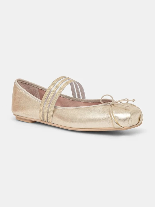 Zdjęcie produktu Pretty Ballerinas baleriny skórzane Kristen złoty