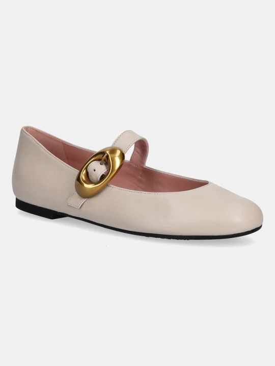 Zdjęcie produktu Pretty Ballerinas baleriny skórzane Nicole beżowy