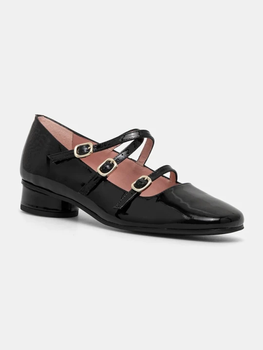 Zdjęcie produktu Pretty Ballerinas baleriny skórzane Odette czarny