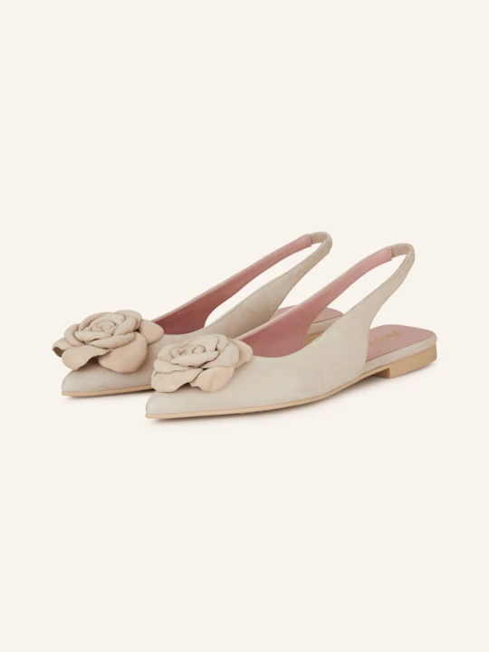 Zdjęcie produktu Pretty Ballerinas Baleriny Z Odkrytą Piętą Angelis beige