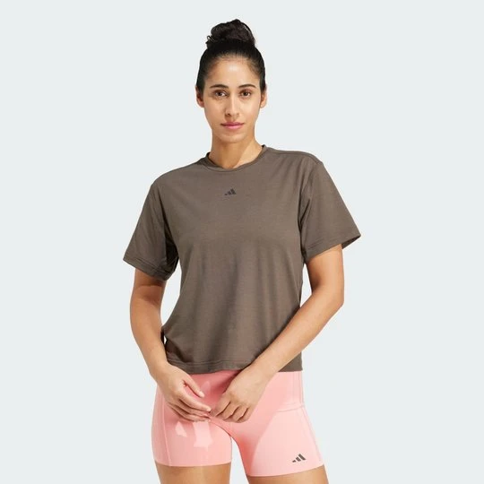 Zdjęcie produktu PrimeLift Back-Cutout 3-Stripes T-Shirt Adidas Shadow Olive