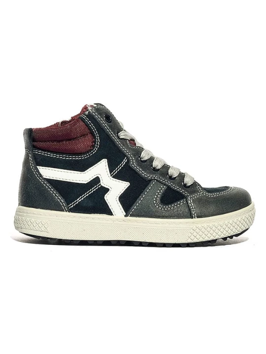 Zdjęcie produktu Primigi Skórzane sneakersy "Barth 28" w kolorze granatowo-szarym rozmiar: 32