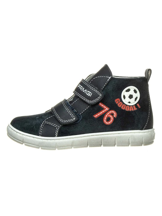 Zdjęcie produktu Primigi Skórzane sneakersy "Play Arrow" w kolorze granatowym rozmiar: 28