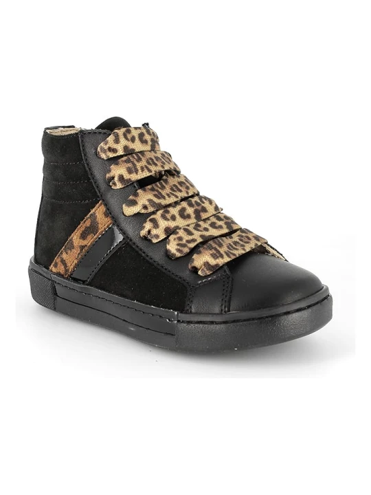 Zdjęcie produktu Primigi Skórzane sneakersy w kolorze czarnym rozmiar: 29