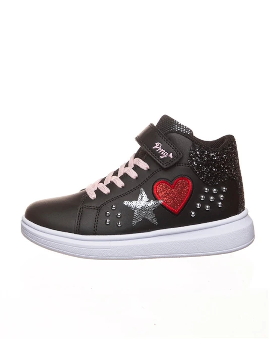 Zdjęcie produktu Primigi Skórzane sneakersy w kolorze czarnym rozmiar: 37