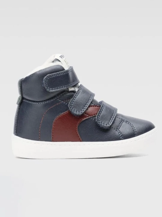Zdjęcie produktu Primigi Skórzane sneakersy w kolorze granatowym rozmiar: 34