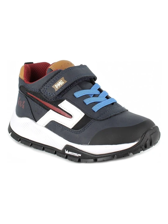 Zdjęcie produktu Primigi Skórzane sneakersy w kolorze granatowym rozmiar: 34
